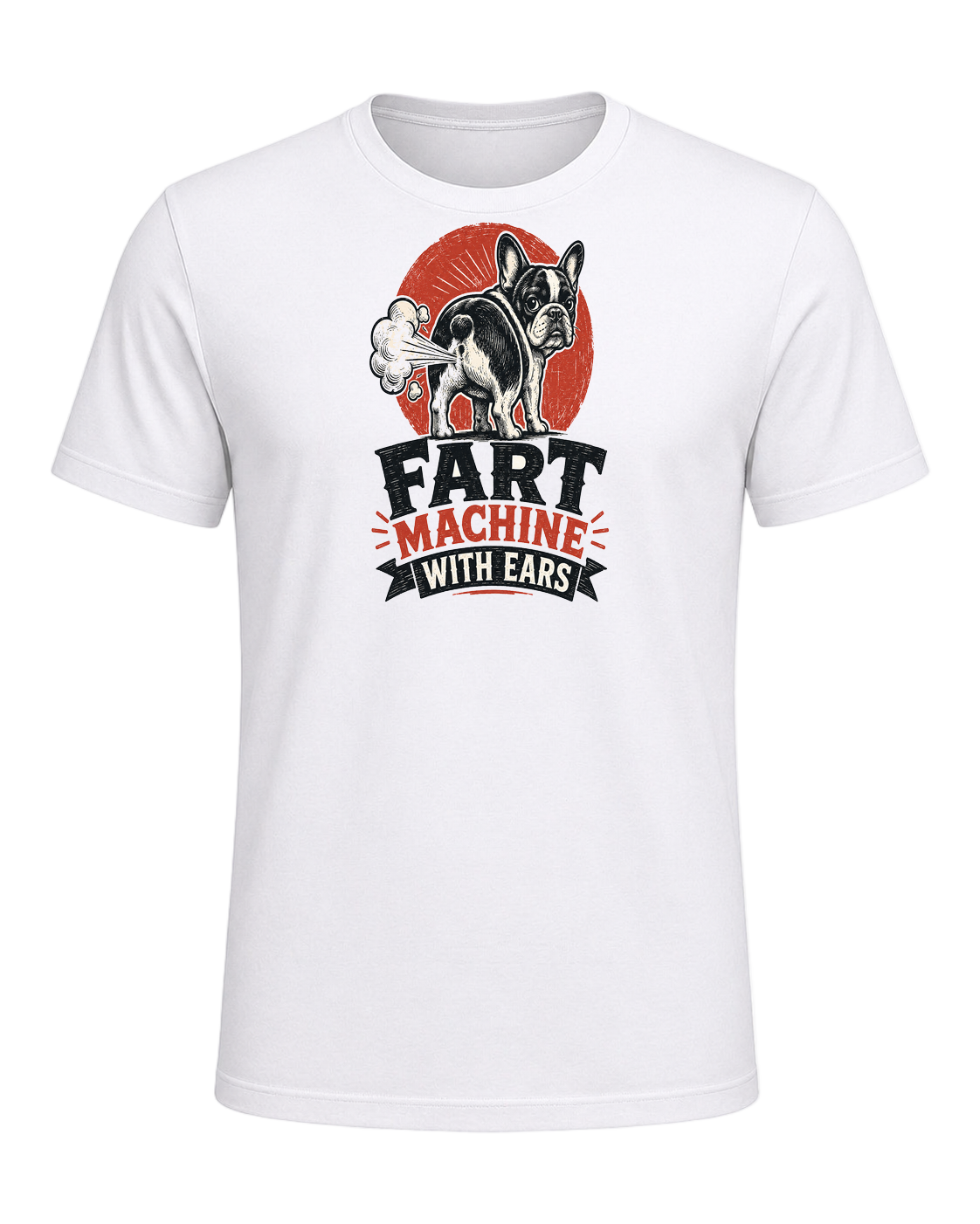 FART MACHINE WITH EARS — White