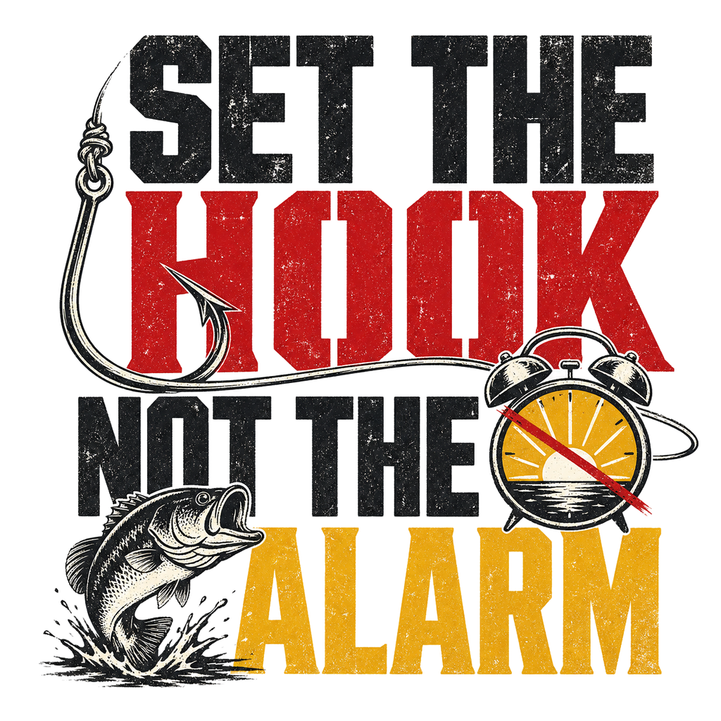 SET THE HOOK NOT THE ALARM