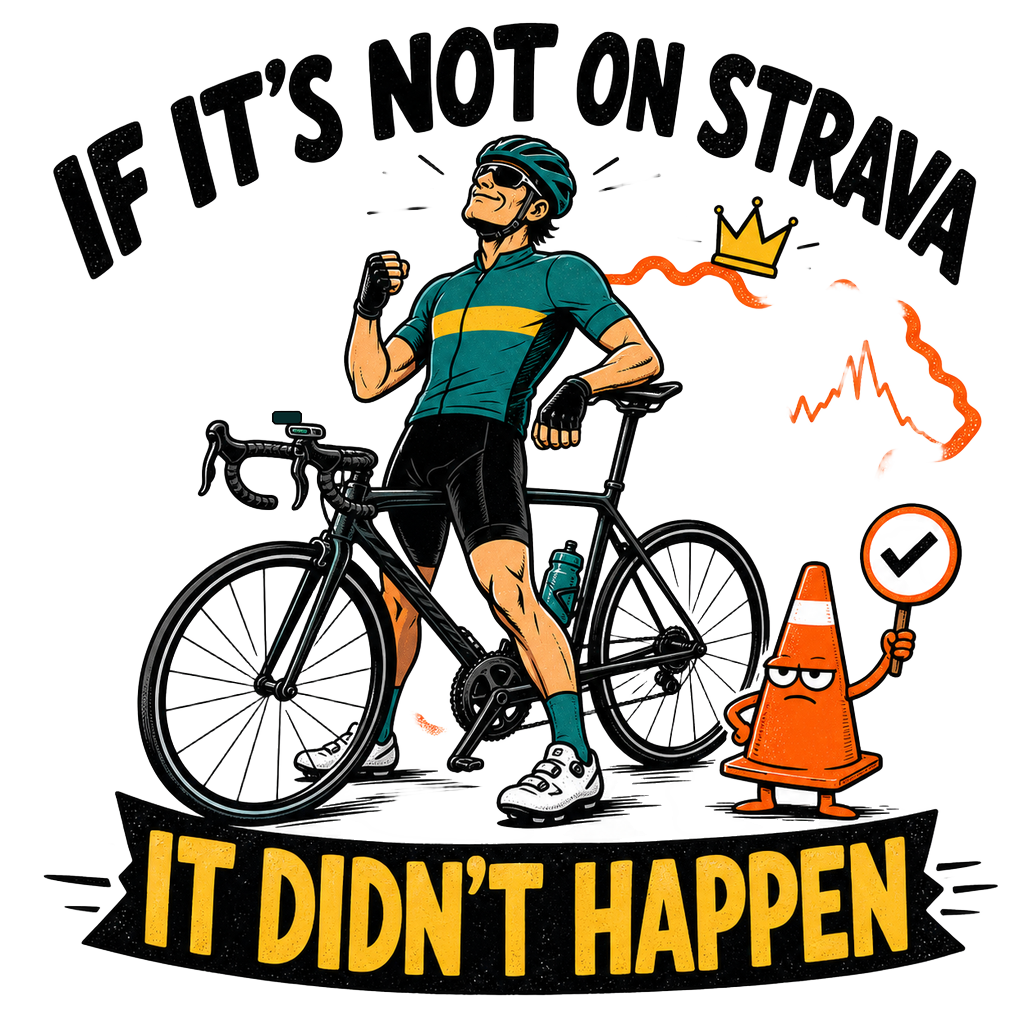 IF IT'S NOT ON STRAVA IT DIDN'T HAPPEN