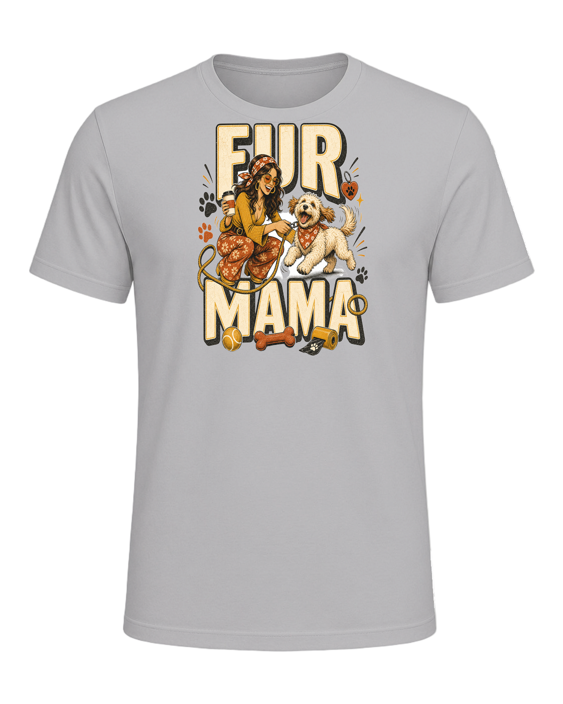 FUR MAMA — Athletic Heather