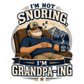 I'm not snoring, I'm grandpa-ing