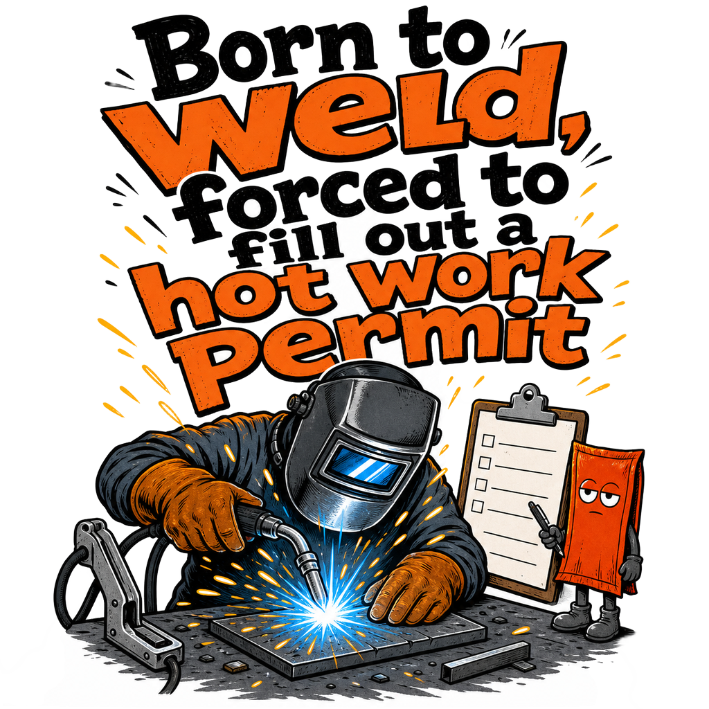 Born to weld, forced to fill out a hot work permit