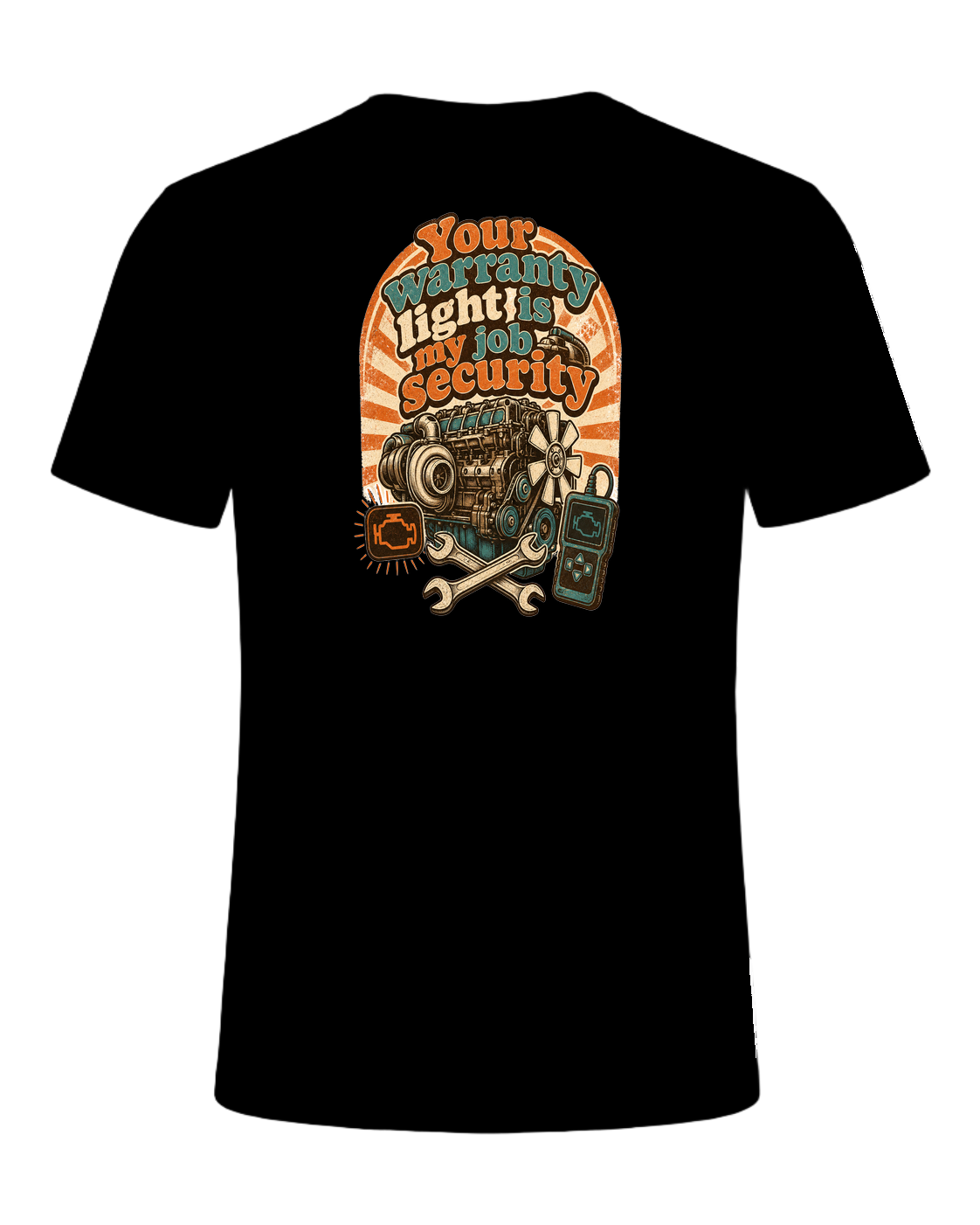 Your warranty light is my job security — Black