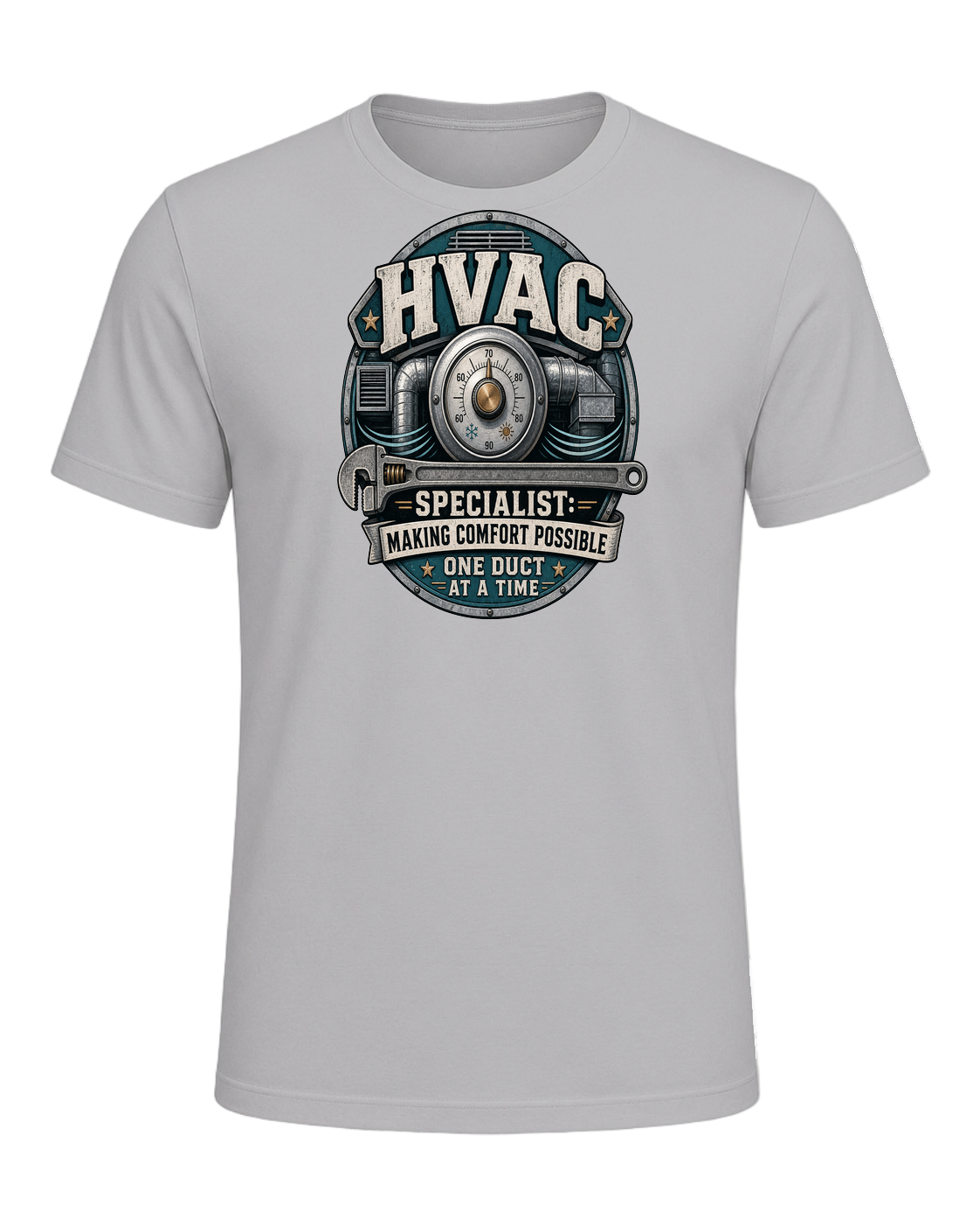 HVAC Technician — Athletic Heather