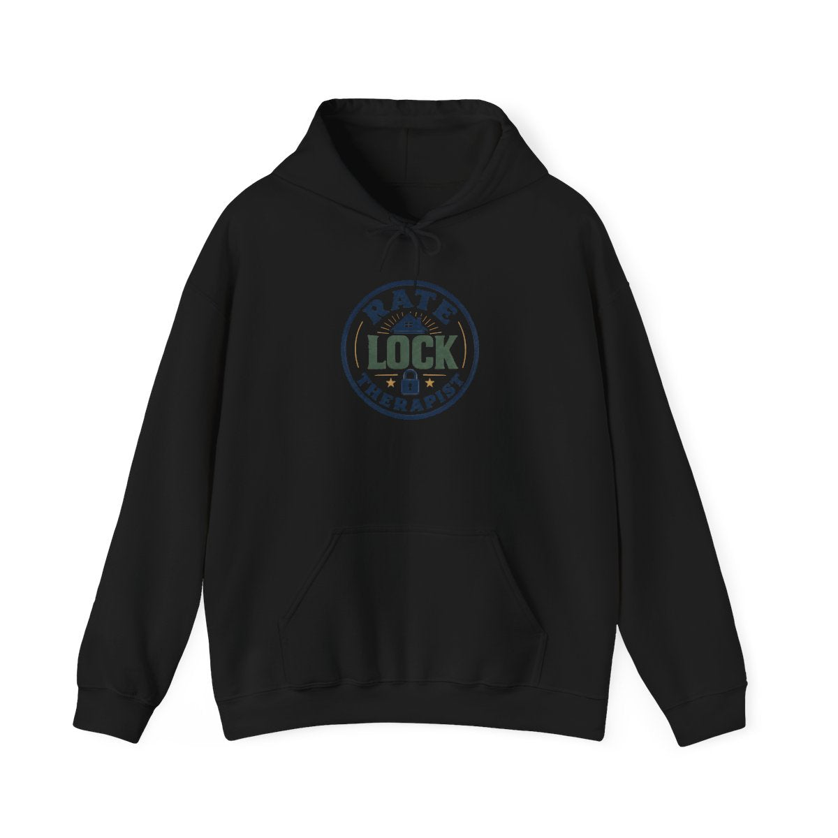 RATE LOCK THERAPIST Hoodie — Black