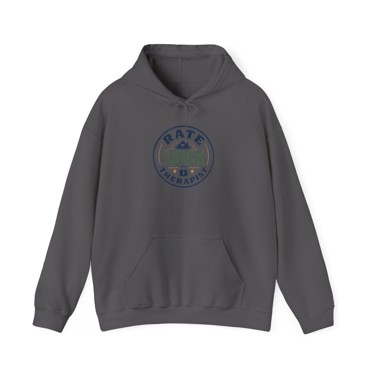 RATE LOCK THERAPIST Hoodie — Charcoal