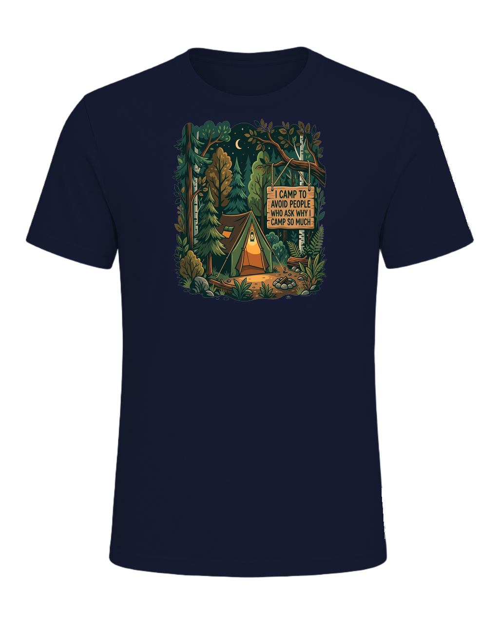 Camping Introvert — Navy