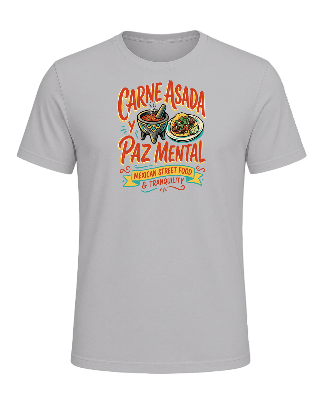 CARNE ASADA Y PAZ MENTAL — Athletic Heather