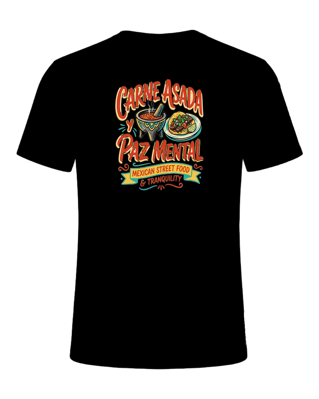 CARNE ASADA Y PAZ MENTAL — Black