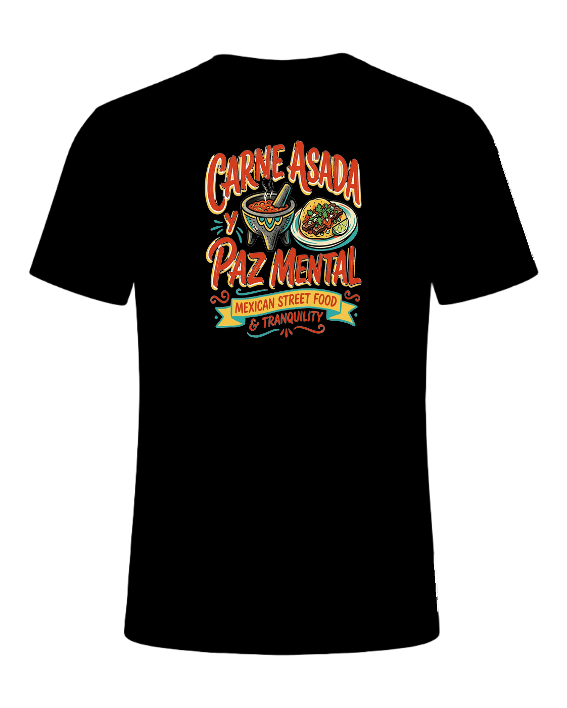 CARNE ASADA Y PAZ MENTAL — Black