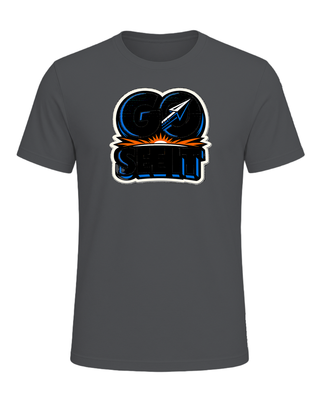 Go See It Tee — Asphalt