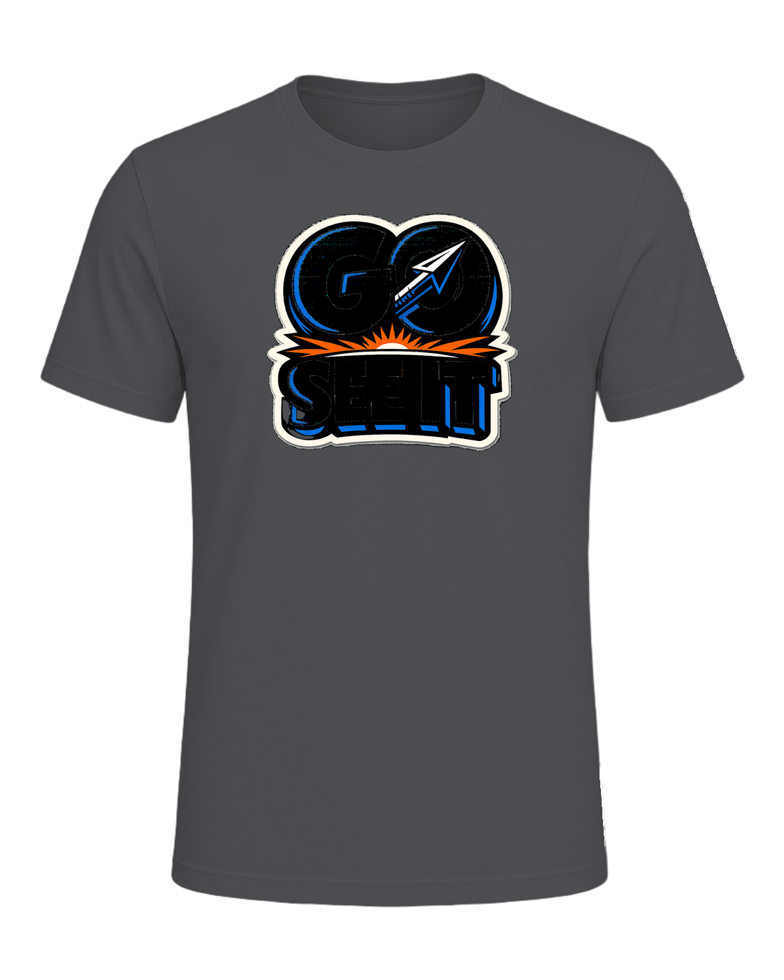 Go See It Tee — Asphalt