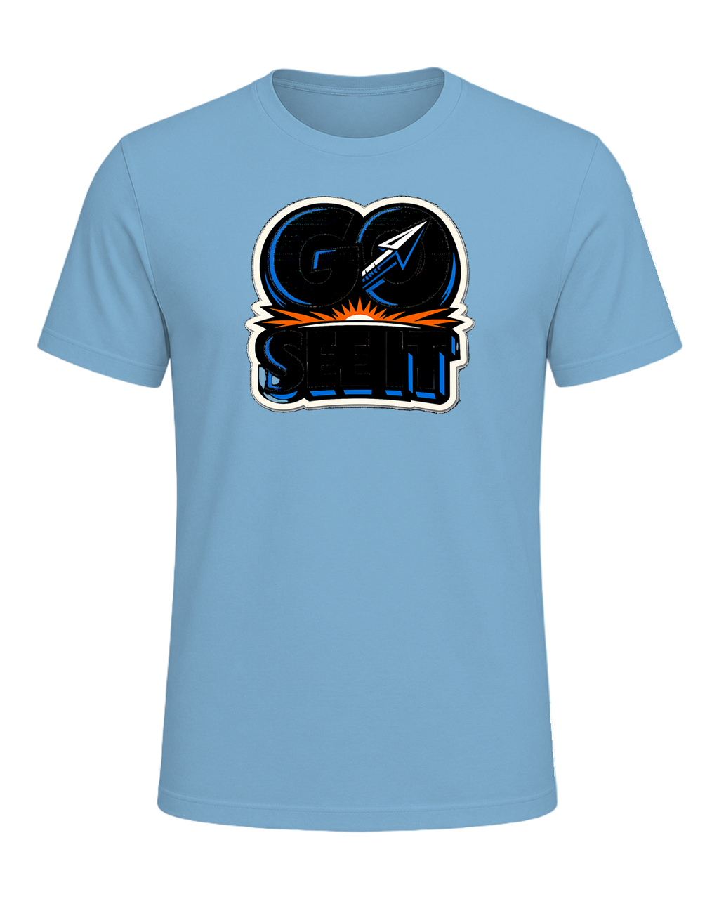 Go See It Tee — Ocean Blue
