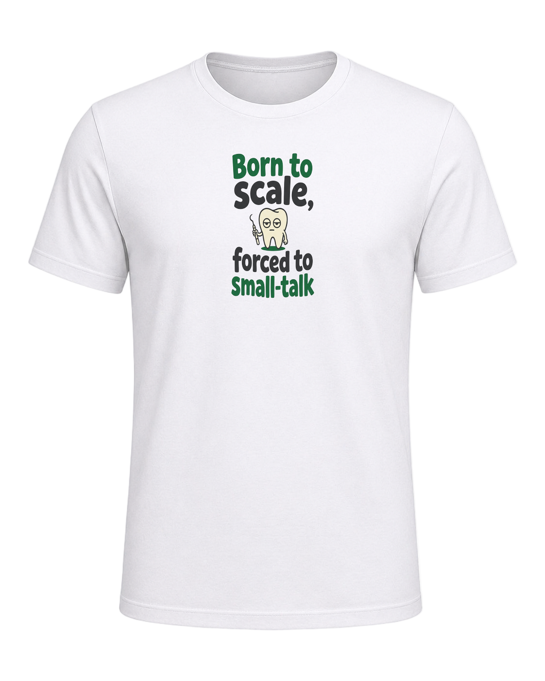 Born to scale, forced to small-talk — White