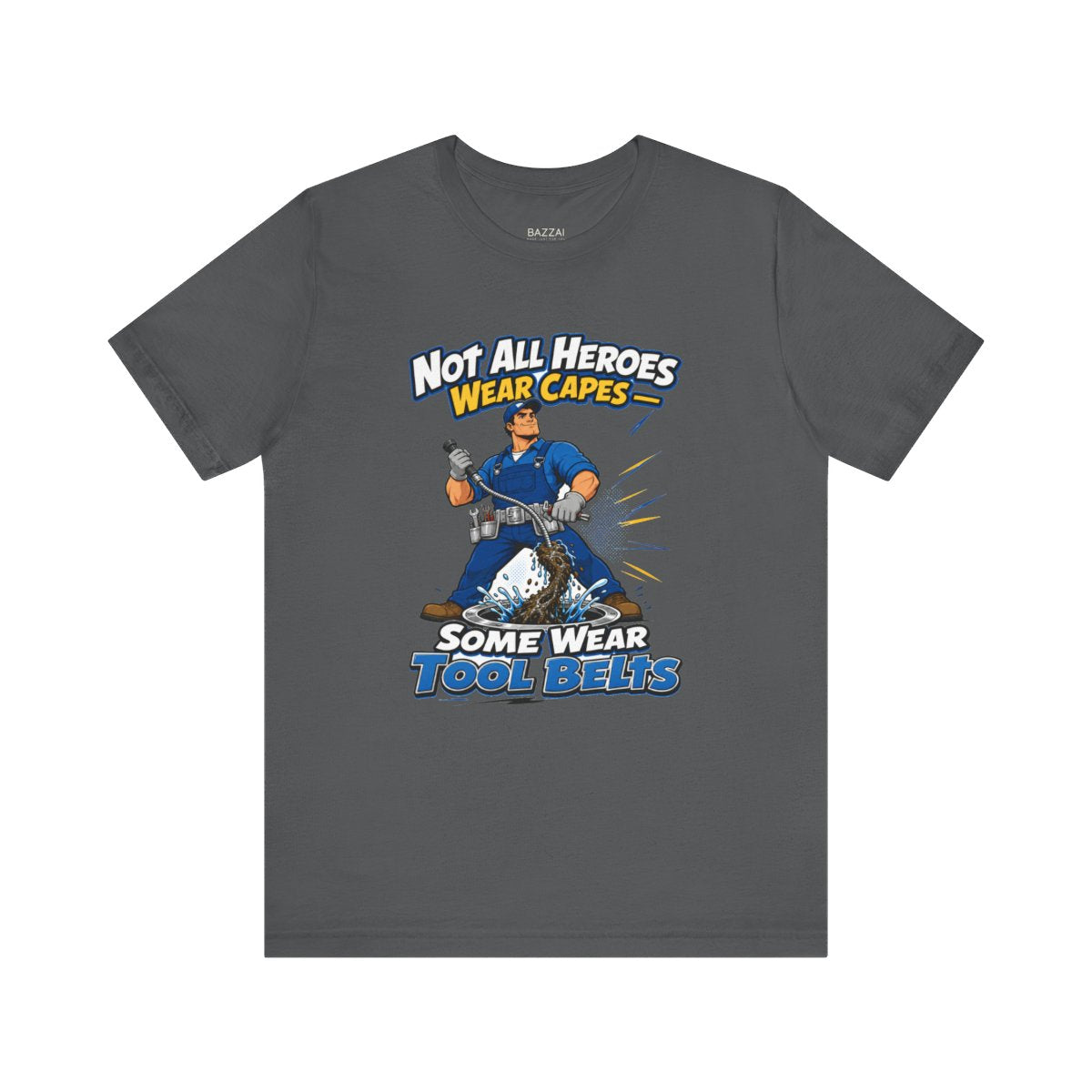 Funny Plumber T-Shirt — Somebody Has to Fix It — t-shirt design