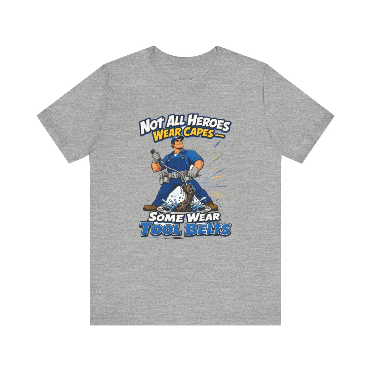 Funny Plumber T-Shirt — Somebody Has to Fix It — t-shirt design