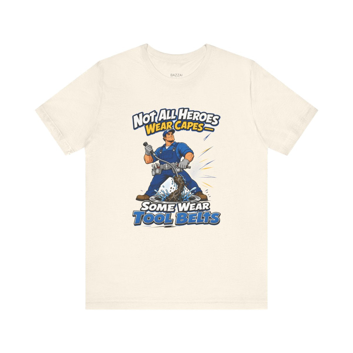 Funny Plumber T-Shirt — Somebody Has to Fix It — t-shirt design