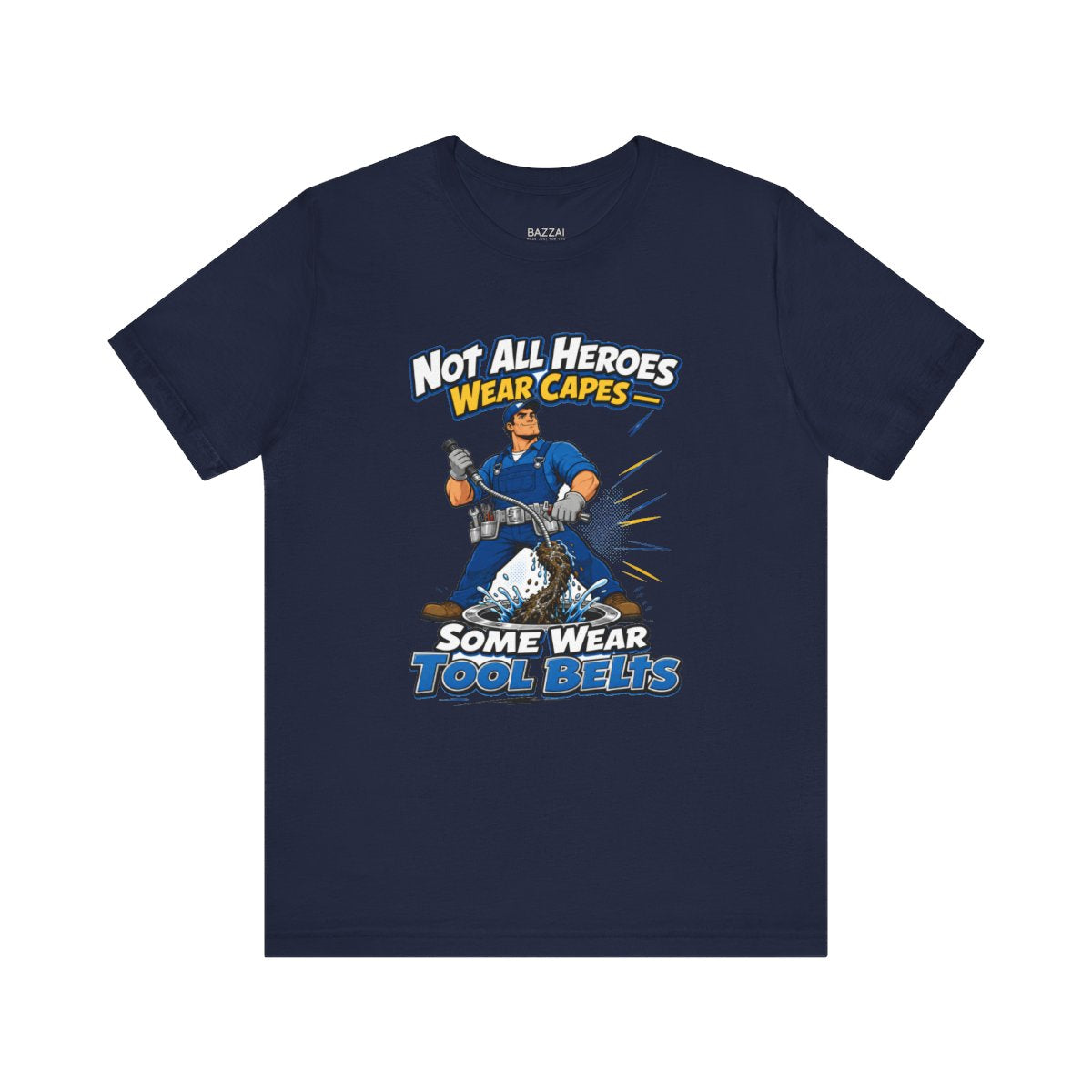 Funny Plumber T-Shirt — Somebody Has to Fix It — t-shirt design