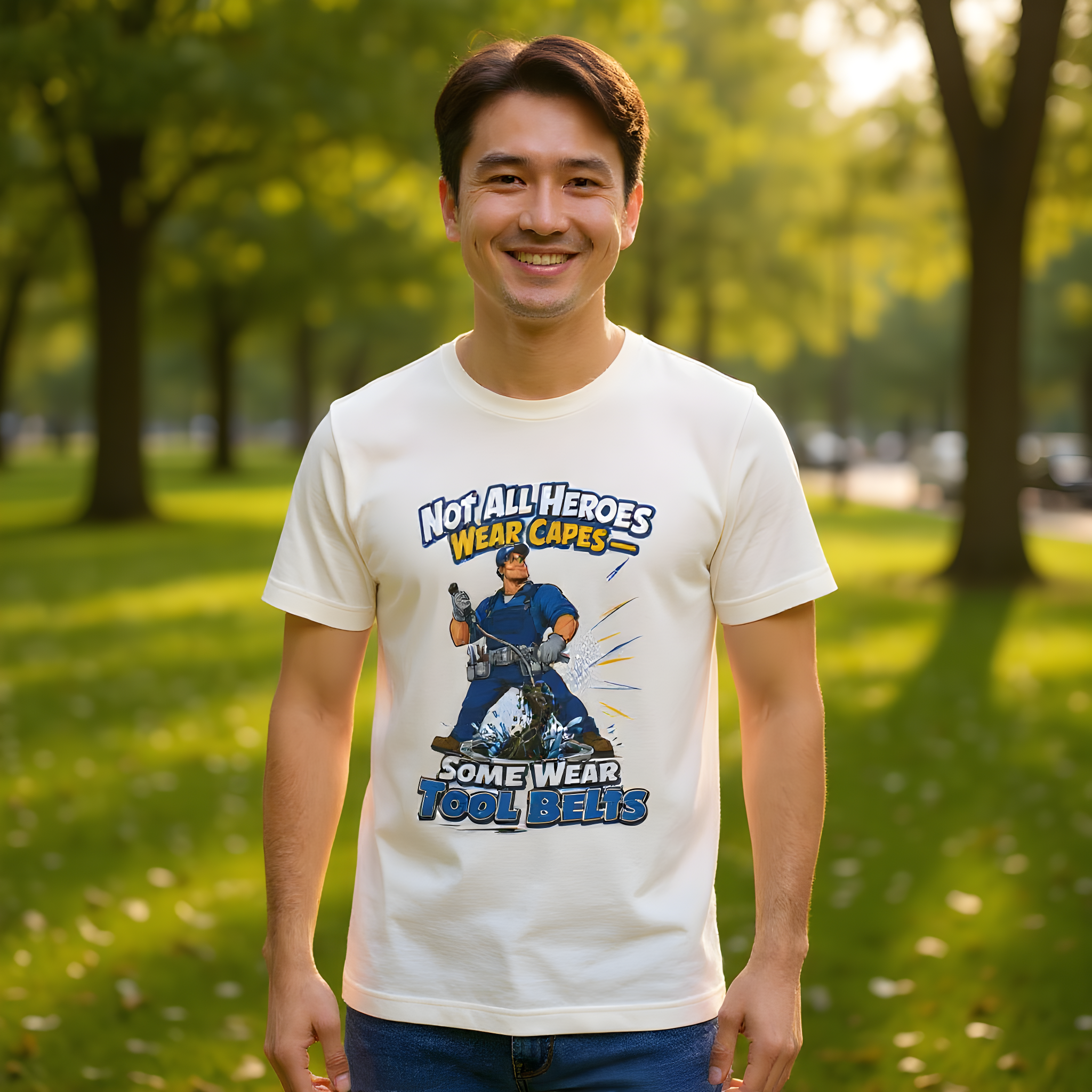 Funny Plumber T-Shirt — Somebody Has to Fix It — t-shirt design