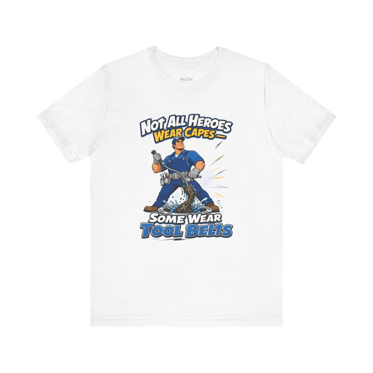 Funny Plumber T-Shirt — Somebody Has to Fix It — t-shirt design