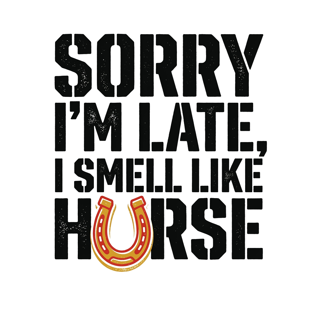 Sorry I'm Late, I Smell Like Horse