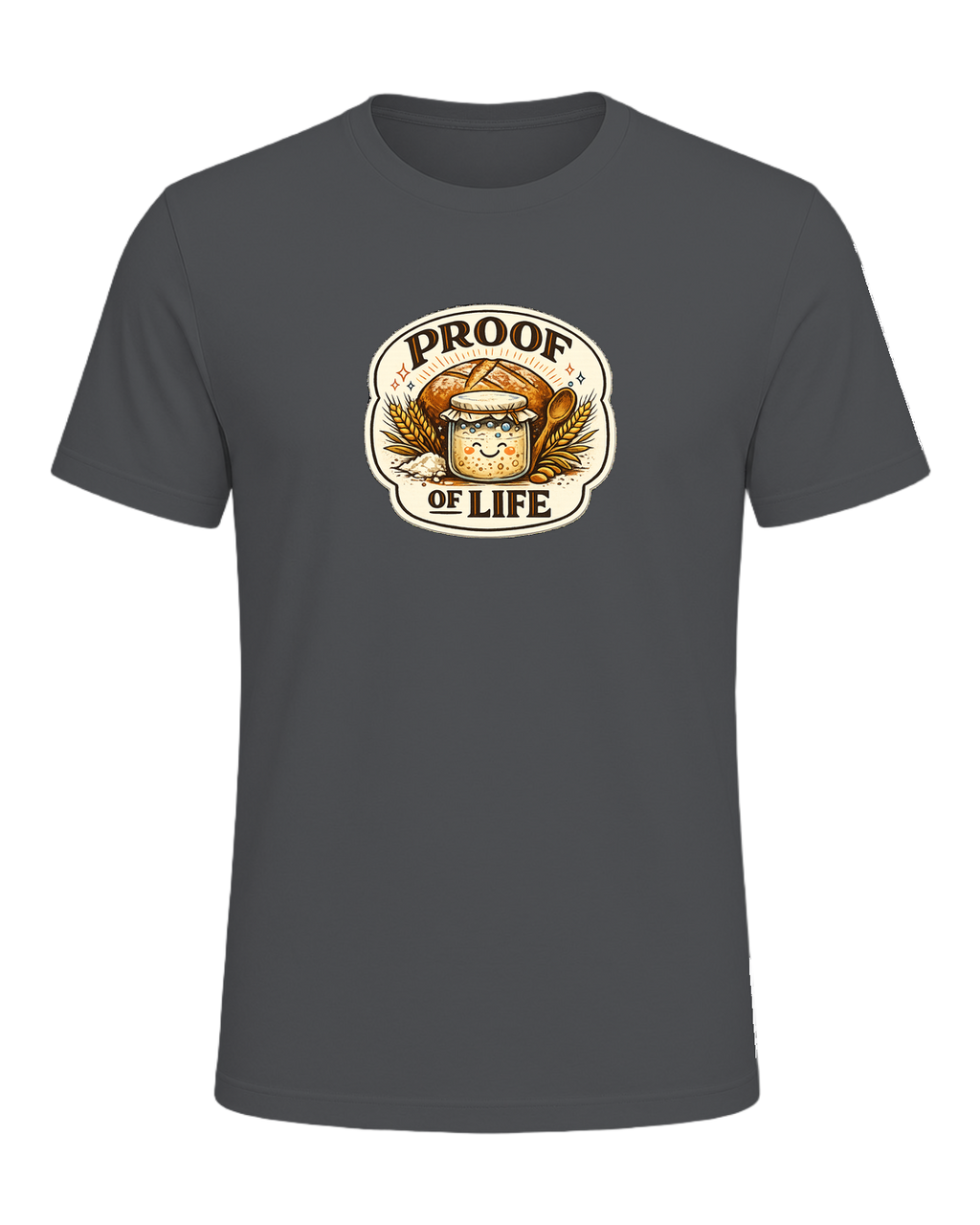 Proof Of Life Tee — Asphalt