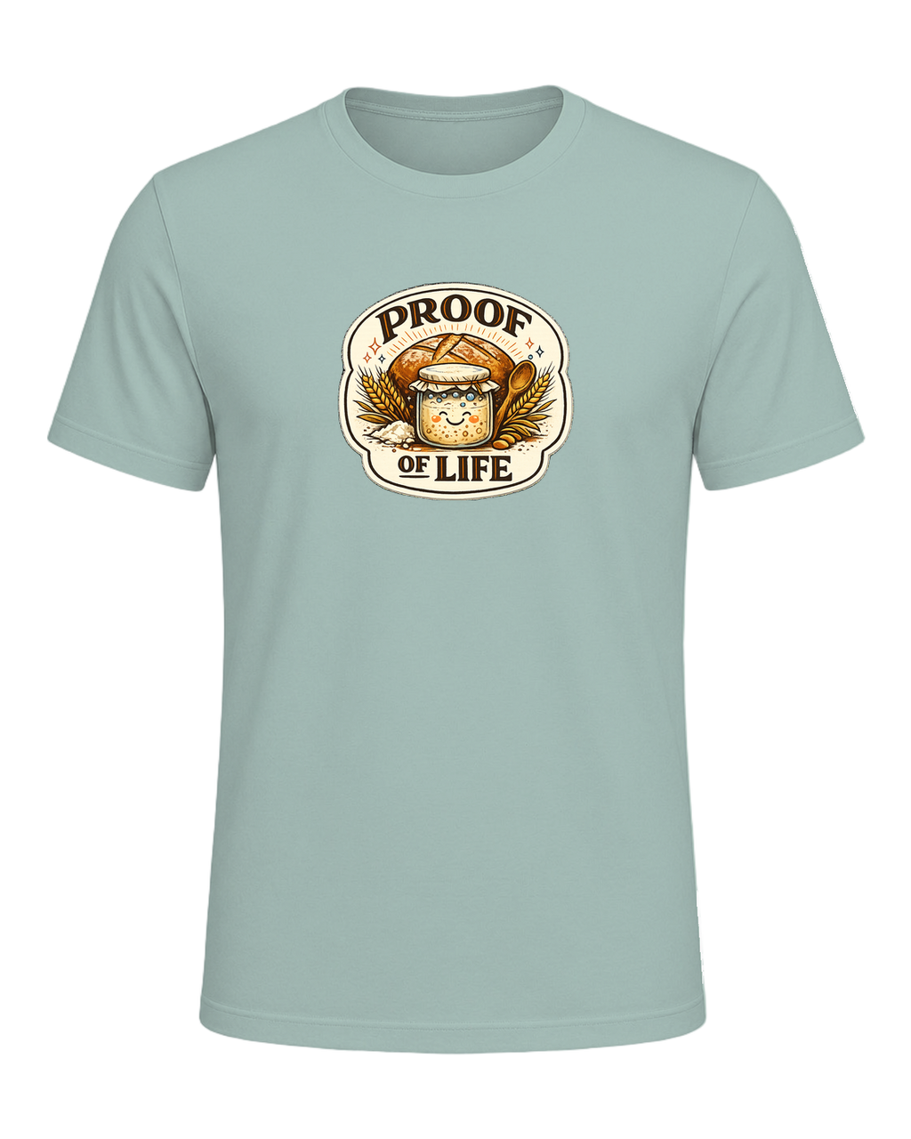 Proof Of Life Tee — Dusty Blue