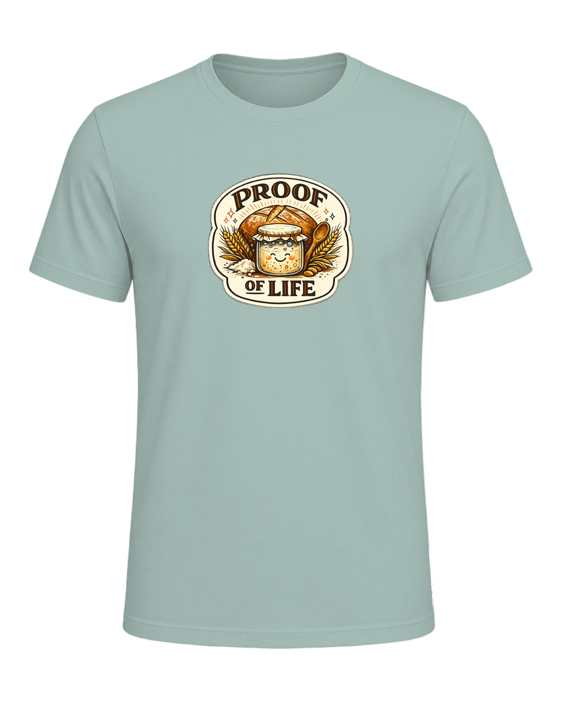 Proof Of Life Tee — Dusty Blue