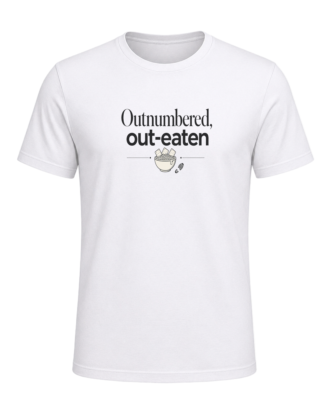 Outnumbered, out-eaten — White