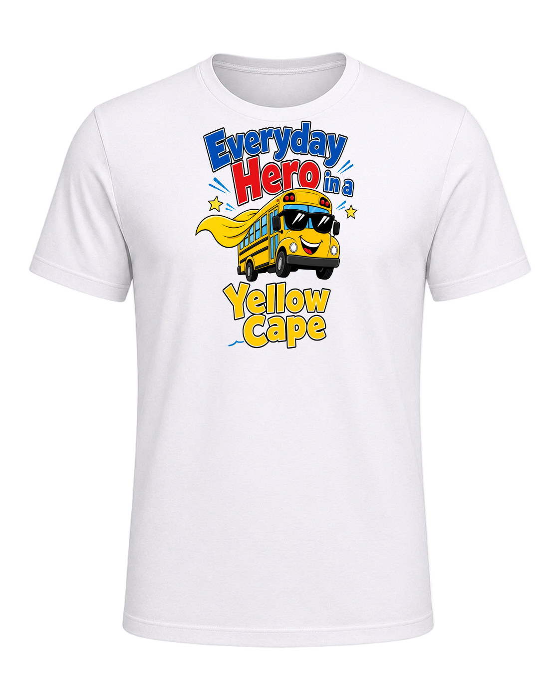 School Bus Driver — White
