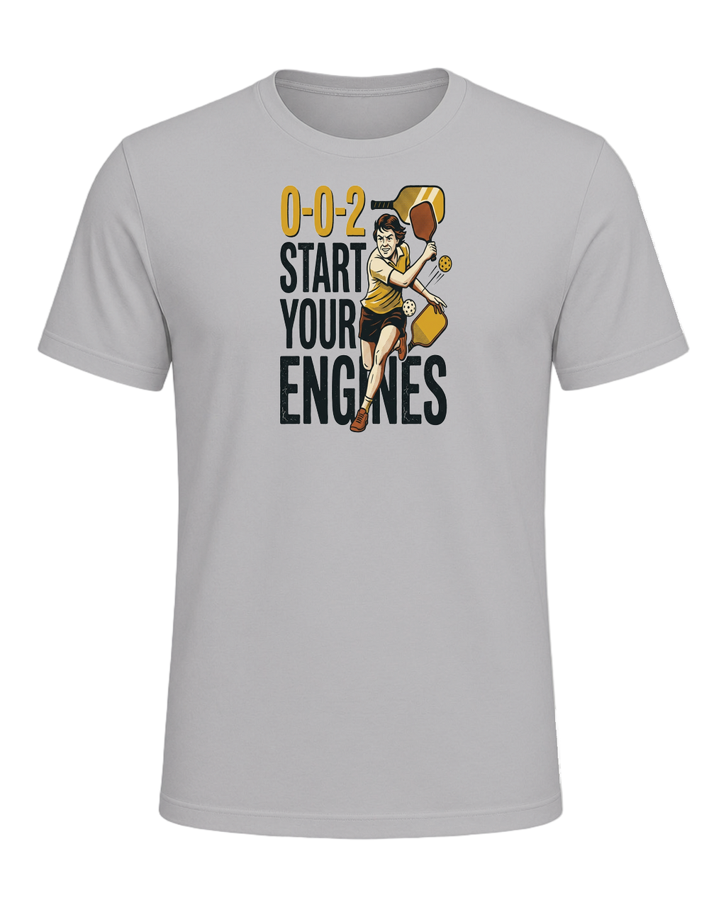 0-0-2 START YOUR ENGINES — Athletic Heather