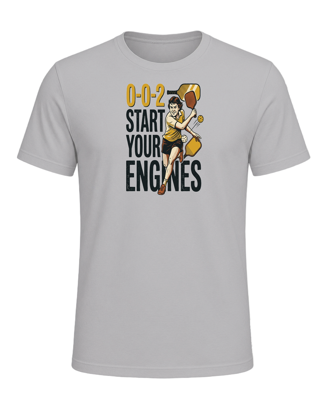 0-0-2 START YOUR ENGINES — Athletic Heather