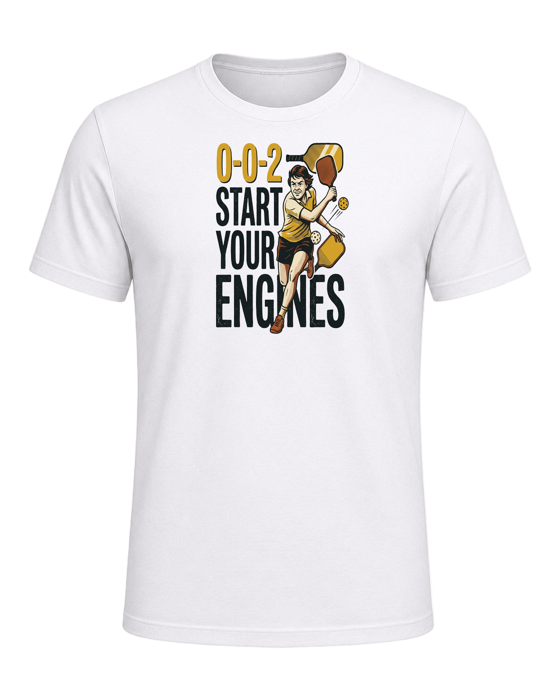 0-0-2 START YOUR ENGINES — White