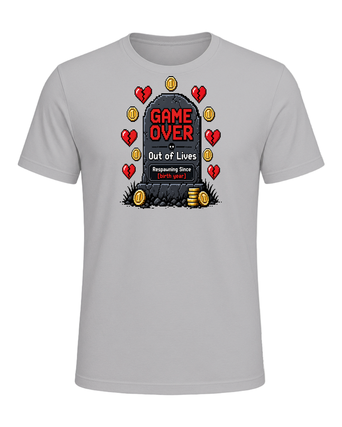 Game Over Humor — Athletic Heather