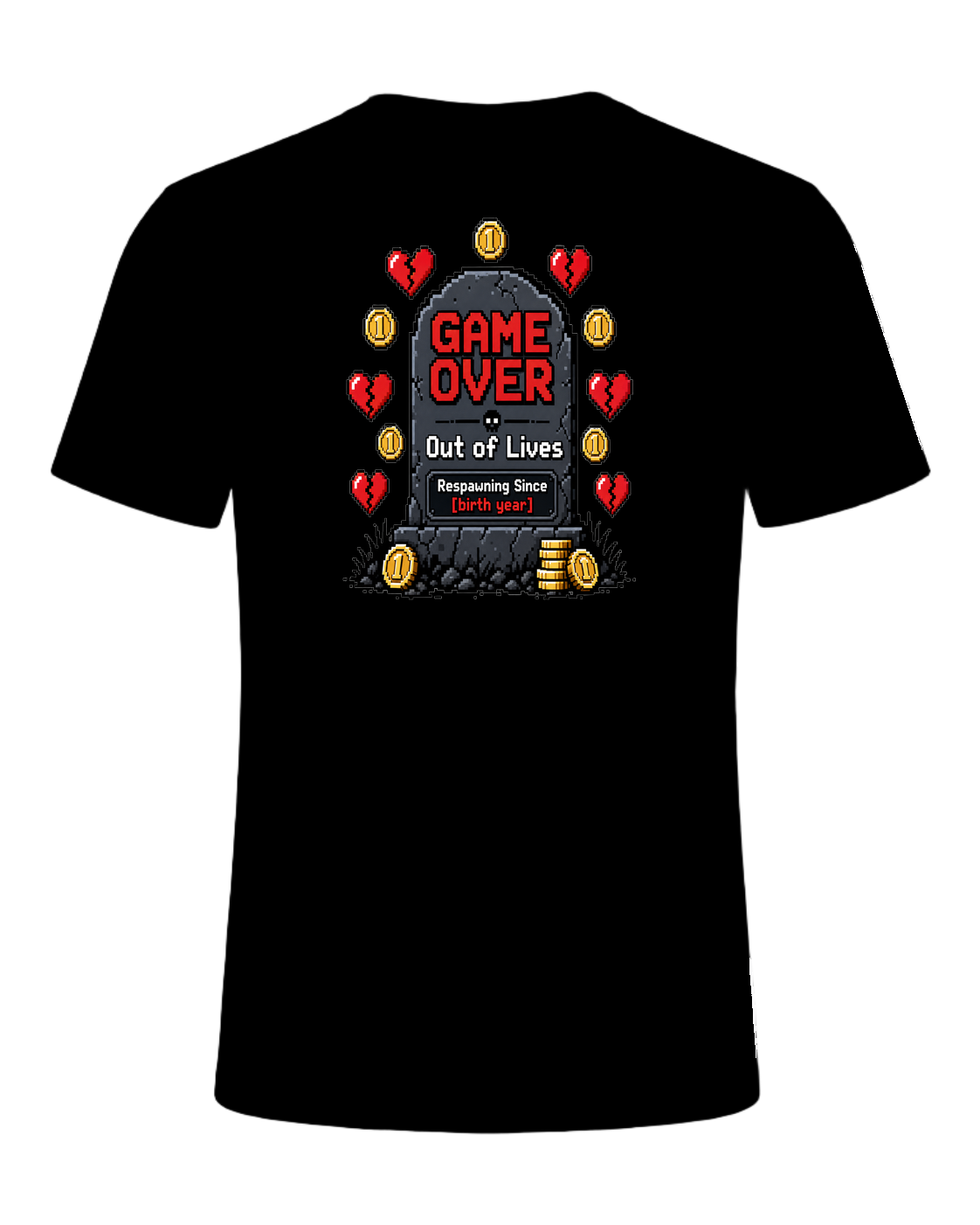 Game Over Humor — Black