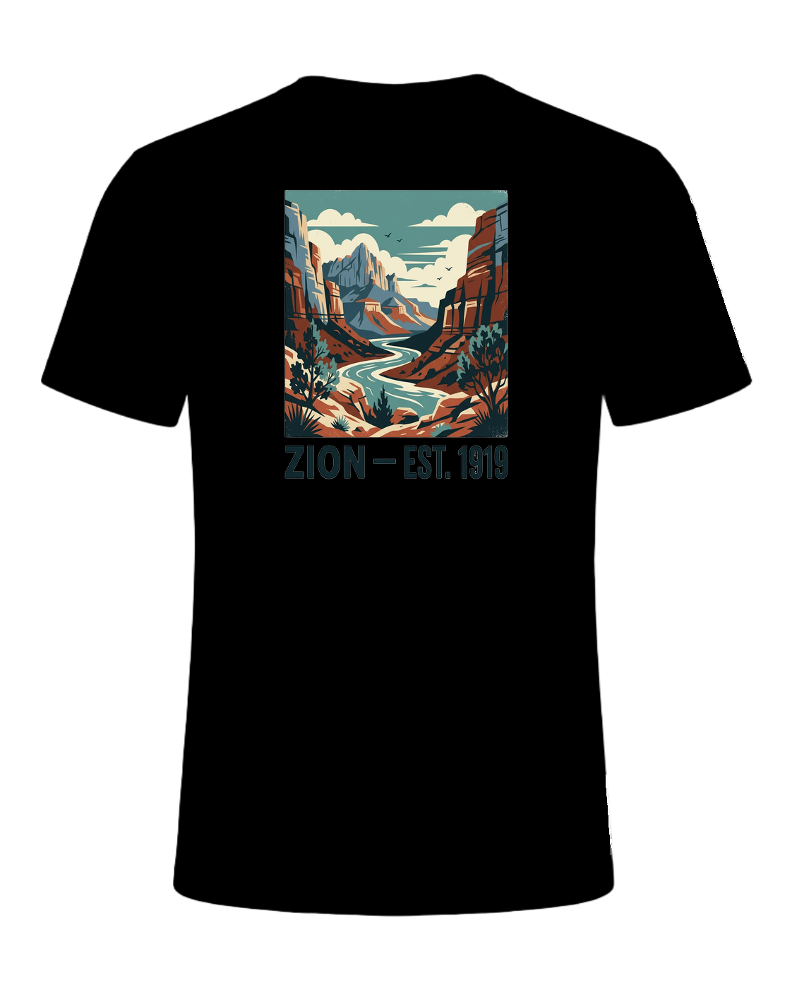 National Park Specific (WPA Style) — Black