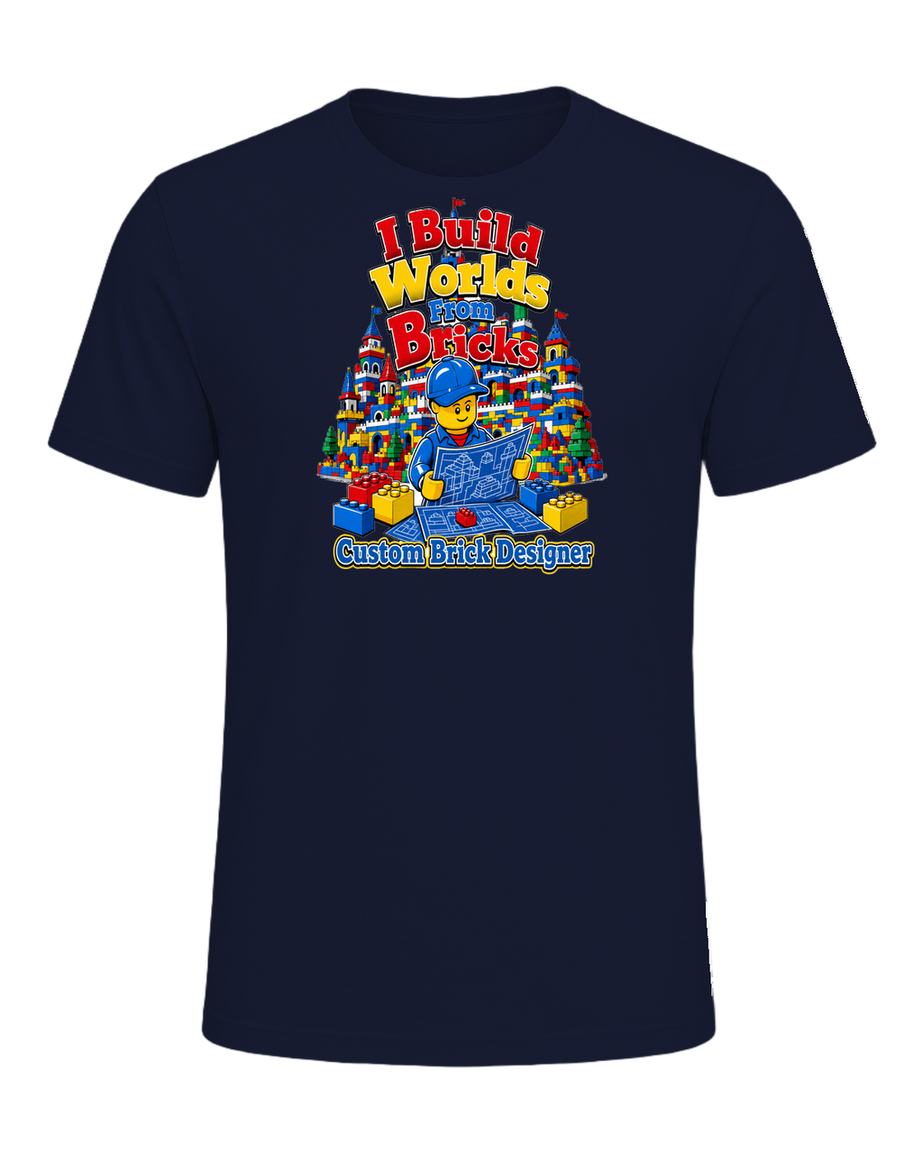 Brick Builder / Custom Brick Creations — Navy