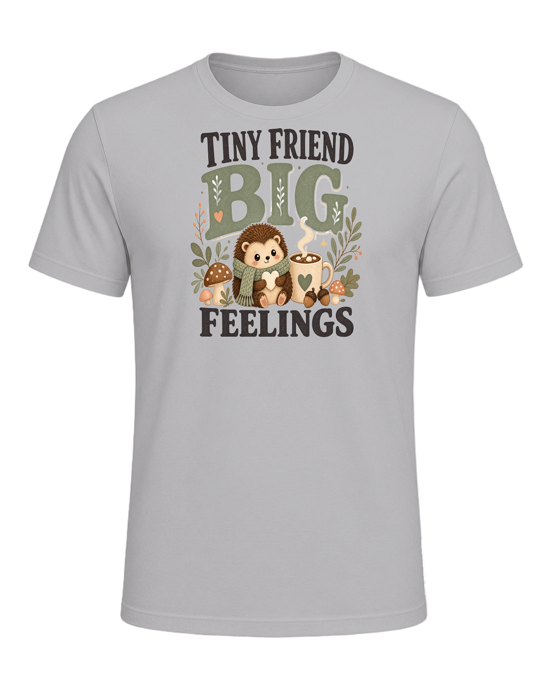 TINY FRIEND BIG FEELINGS — Athletic Heather