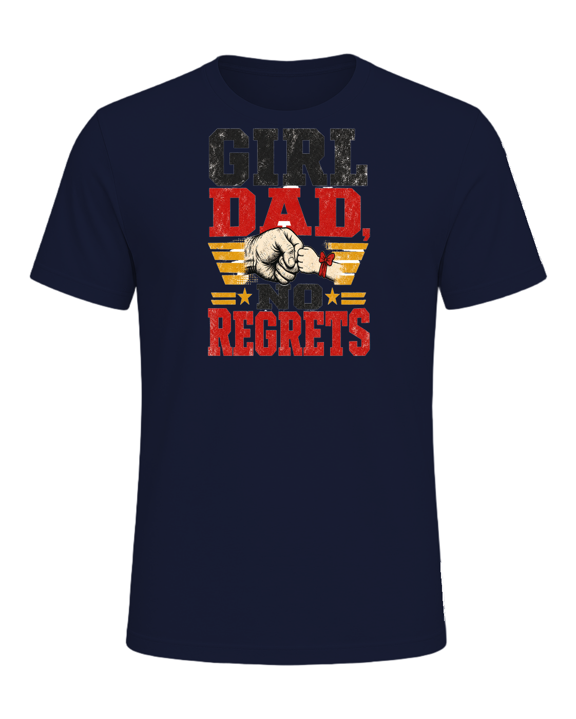 GIRL DAD, NO REGRETS — Navy
