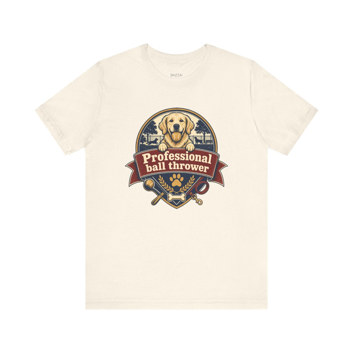 Dog Dad Gift T-Shirt — Professional Ball Thrower — dog mom t-shirt design