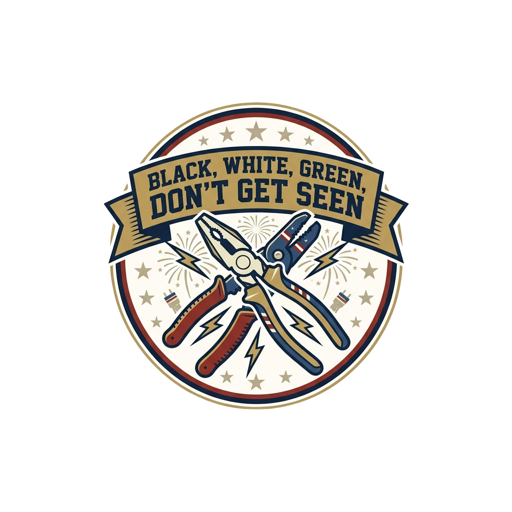 Black, white, green, don't get seen