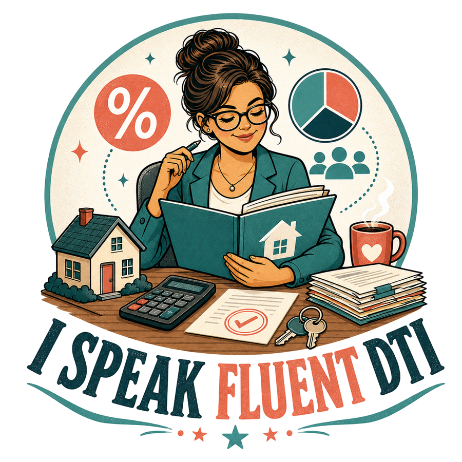 Mortgage Broker T-Shirt — I Speak Fluent DTI