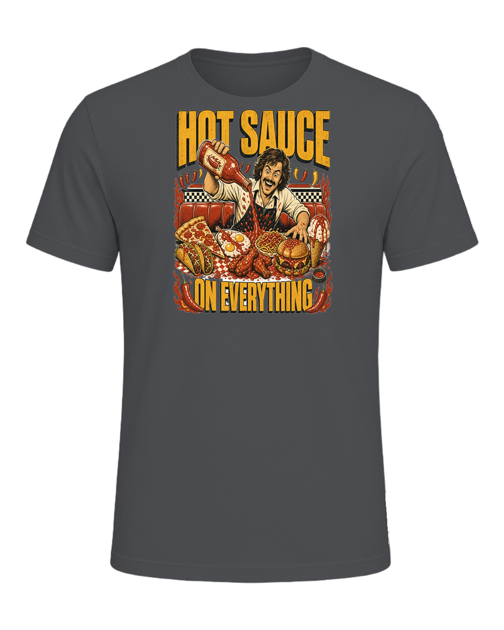 HOT SAUCE ON EVERYTHING — Asphalt