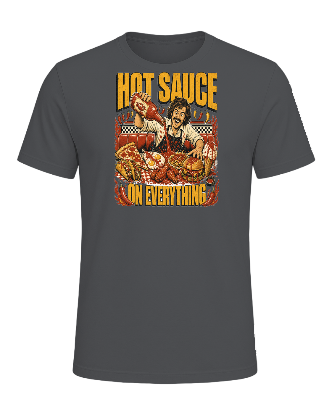 HOT SAUCE ON EVERYTHING — Asphalt