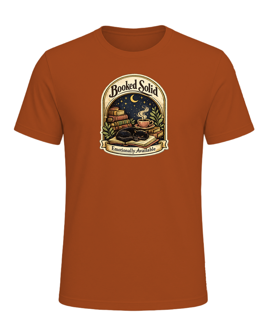 Booked Solid, Emotionally Available Tee — Autumn
