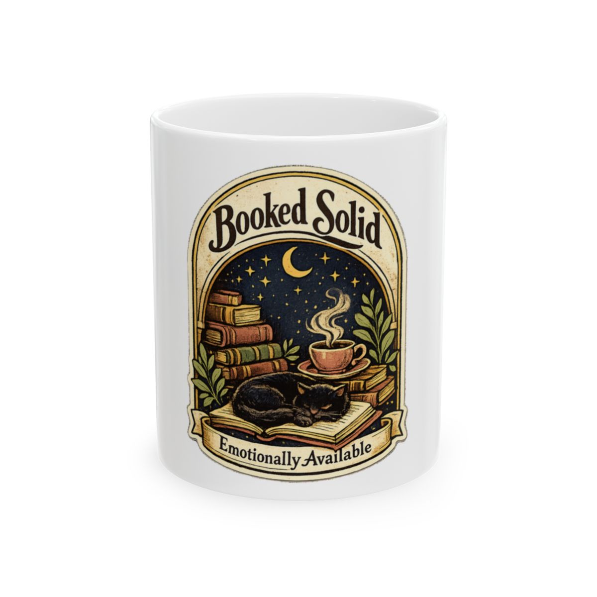 Booked Solid, Emotionally Available Tee Mug