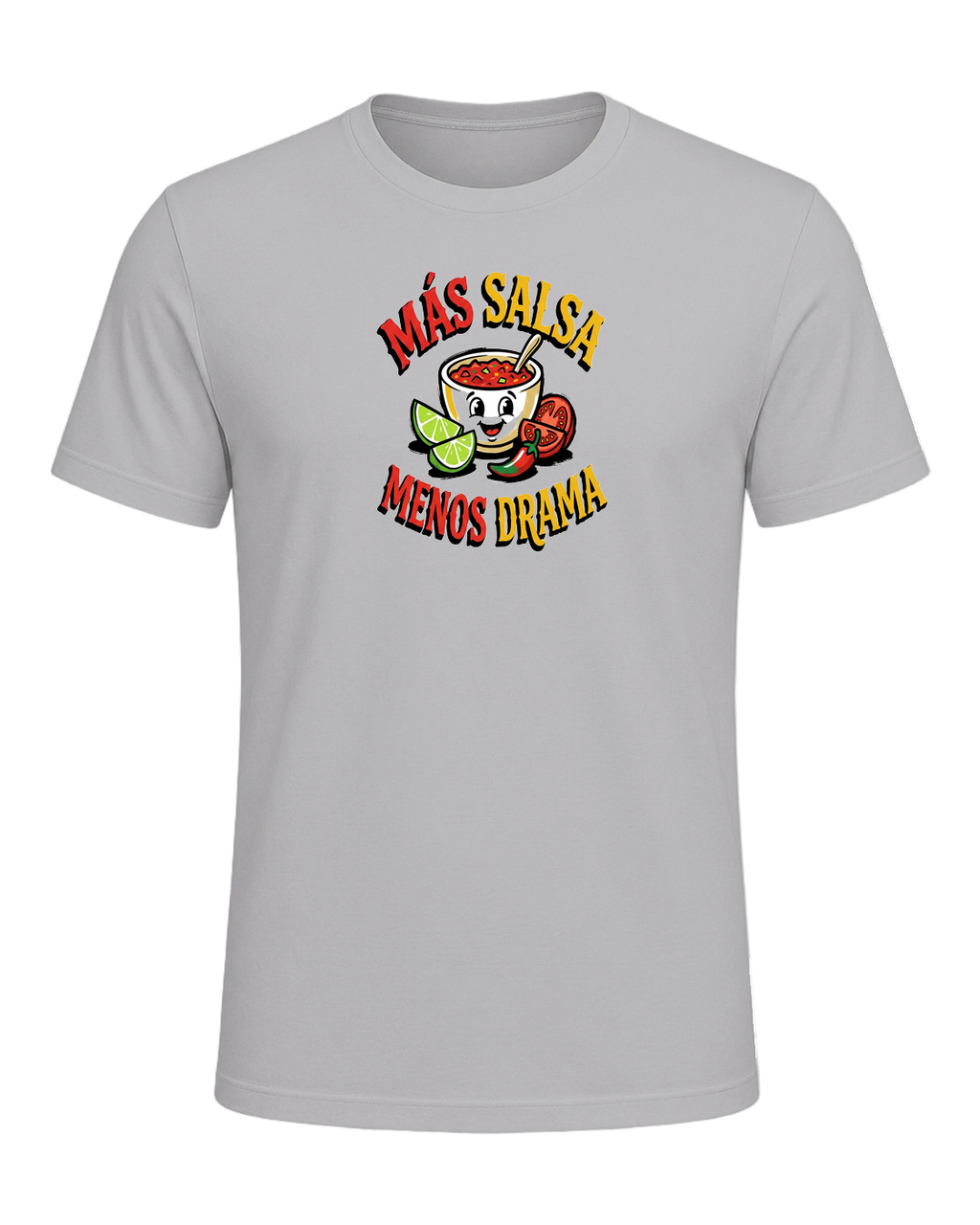 Más Salsa Menos Drama — Athletic Heather