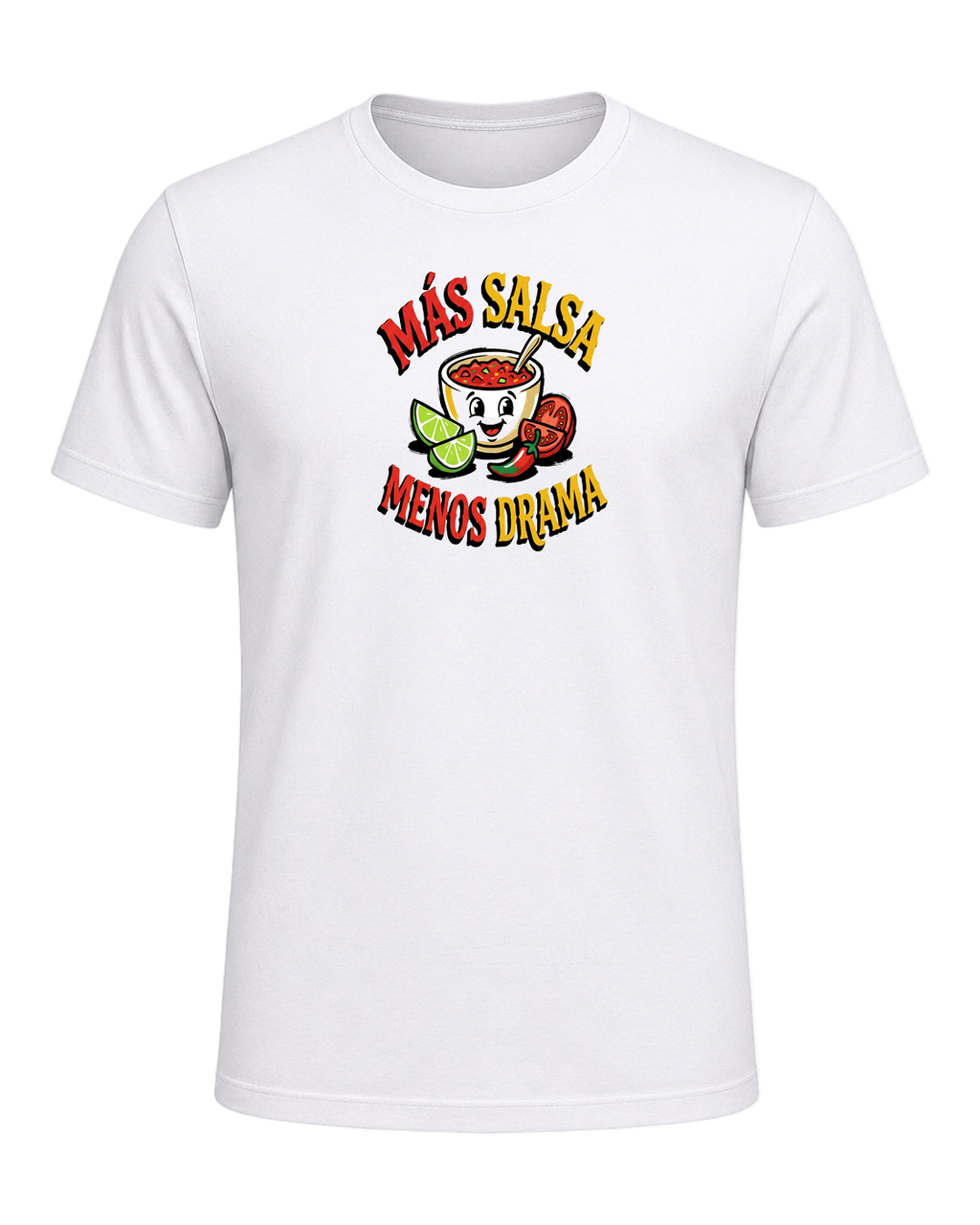 Más Salsa Menos Drama — White