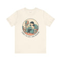 Funny Bookish Gift T-Shirt — Sorry I'm Late I Was Reading — books t-shirt design