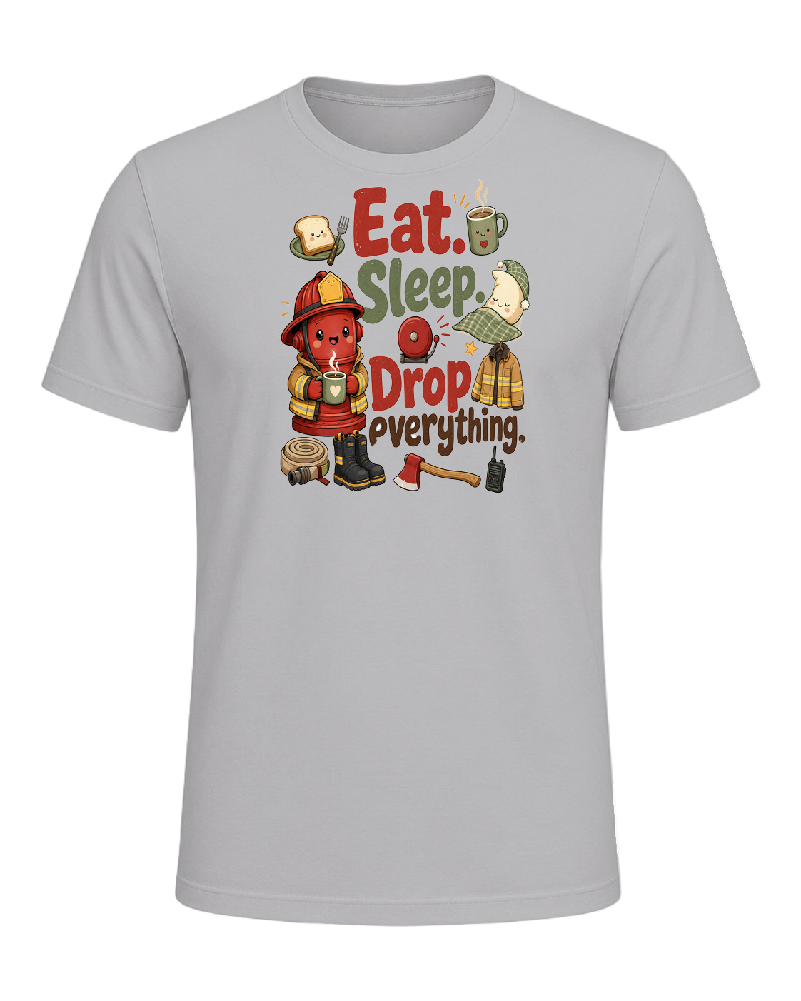 Eat. Sleep. Drop everything. — Athletic Heather